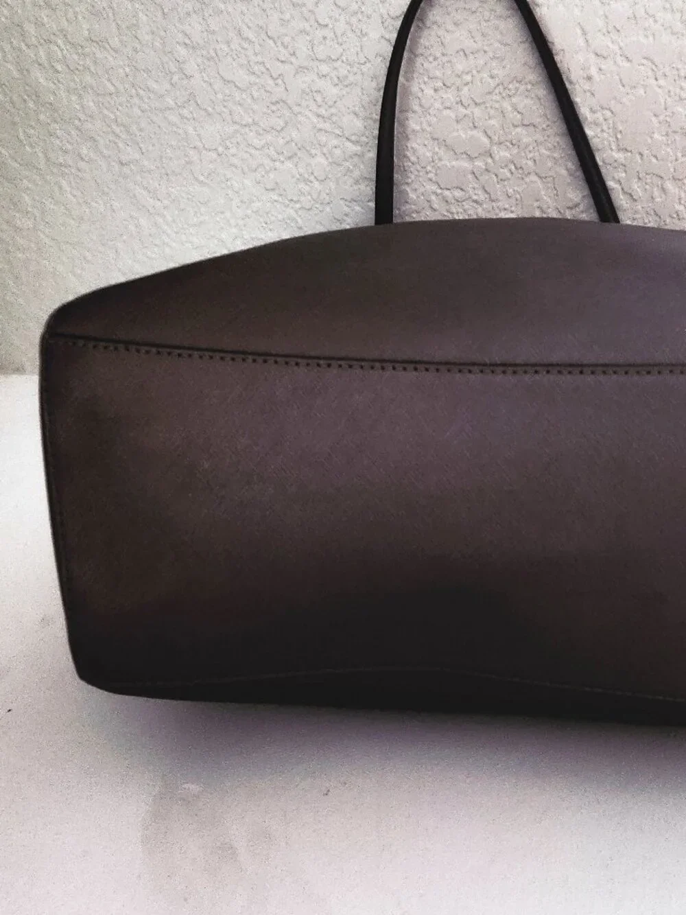 Euc Coach Madison Brown/Bronze Metallic Tote Bag Xl - Picture 9 of 15